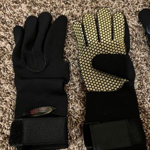Womens scuba gloves size large